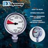 H2ODYSSEY 2" Tech SPG PSI - Scuba Diving Pressure Gauge