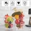 Zezzxu 50 Sets 5 oz Plastic Charcuterie Cups with 100