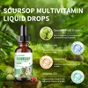 Soursop Liquid Drops,100% Pure Organic Soursop Extract Drops, Organic Soursop