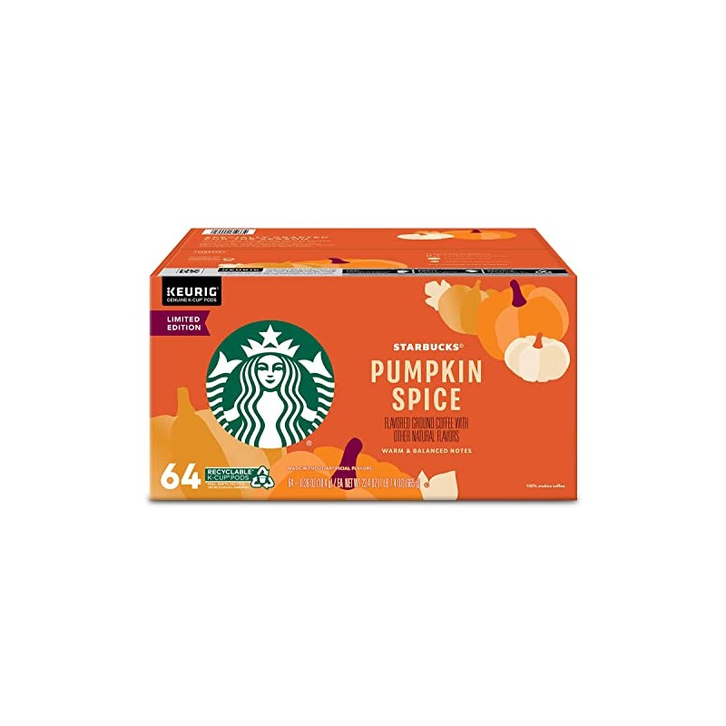 Starbucks Limited Edition Coffee K-Cups, Pumpkin Spice (64 ct.)