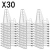 30pcs Clear Acrylic