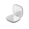 QUMOX Specchio Trucco Compatto Illuminato 5X Ingrandimento, Specchio da Viaggio