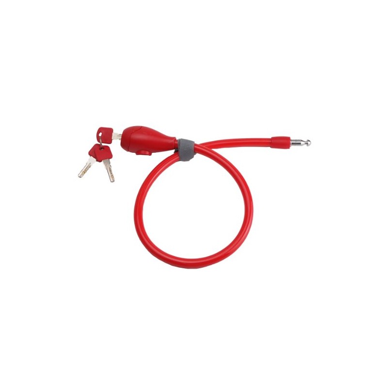 PALMY Wire Lock P-4505/Φ12×700mm Red