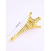 JXGZHNYL Golden Paris Eiffel Tower Model Creative Window Decoration Metal