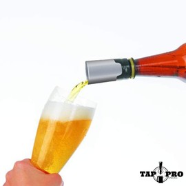 TapPro - Beer Aerator,Get Draft Beer Flavor from a Bottle,Get A Full Headed Draft Beer Flavor at Home - Use with Your Favorite Beer,for Glass Bottles with Pry-Off Caps