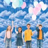 party greeting Blue Sky White Clouds Tablecloth Roll 100FT x