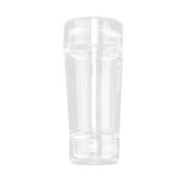 Nail Stamper, Round Rectangular Double Head Transparent Visible Body Jelly Stamping, Material Plastic, Silicone(Large, Small) Nail Stamp Nail Stamper Kit with Scraper,