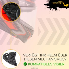 Everalo Compatible with Shoei Nxr 2 Visor - Z8 - X15 - xSPR Pro - Cwr f2 - Helmet Visor Pinlock Ready Anti-Scratch and Anti-Fog (Blue)