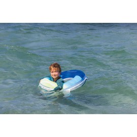 Igarashi RLD-80L Swim Ring, 31.5 inches (80 cm), Blue Beach Ukiwa, Rope Included