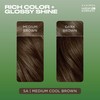 Clairol Natural Instincts Demi-Permanent Hair Dye 5A Medium Cool Brown