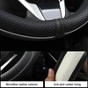 West Llama Microfiber Leather Car Steering Wheel Cover for Chevy