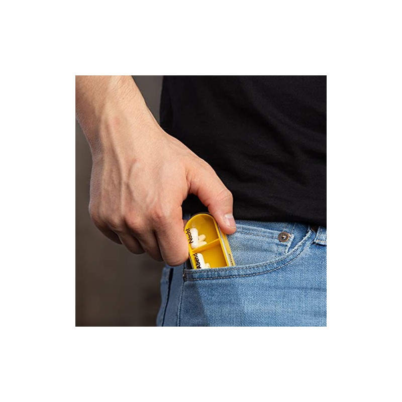 Foubiss 7 Day Pill Box - BPA-Free | Small Pill