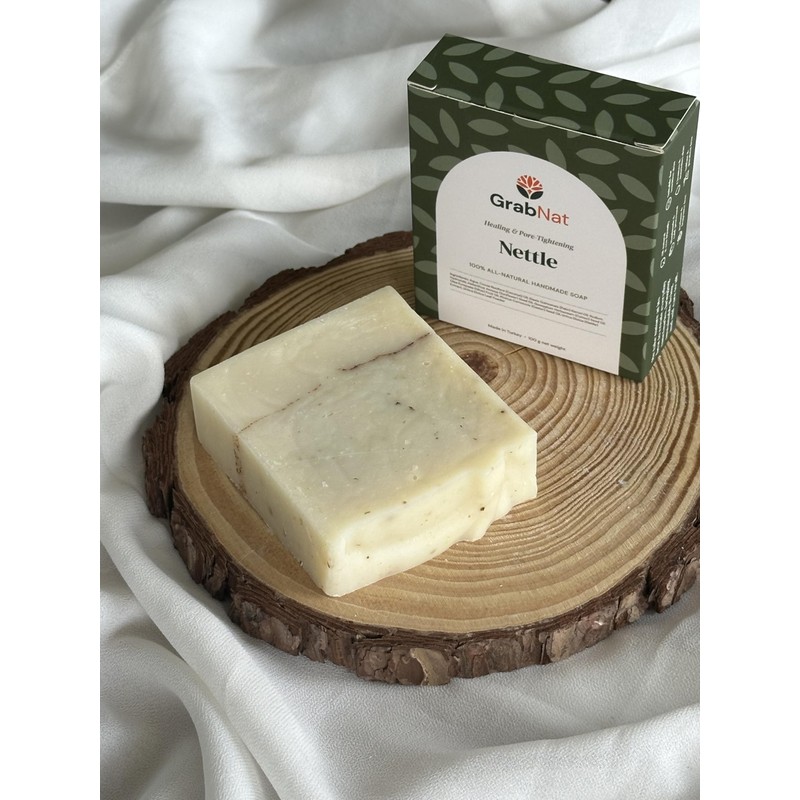 4-Pack Nettle Soap (4 x100grams/ 4 x 3.5oz) | Handmade,