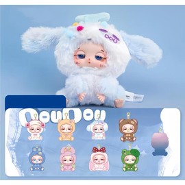 Doudou Good Luck Giveaway Series Blind Box Figure ‚Äì Cute Mystery Collectible Art Toy, Kawaii Surprise Doll, Fun Desk Decoration, Trendy Vinyl Figurine Gift for Girls, Friends & Toy Lovers:_Single Box(1 pcs)