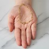 Philip Jones Gold Plated Small Link Paperclip Bracelet