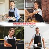 Utopia Kitchen 2 Pack Bib Apron, Adjustable with 2 Pockets,