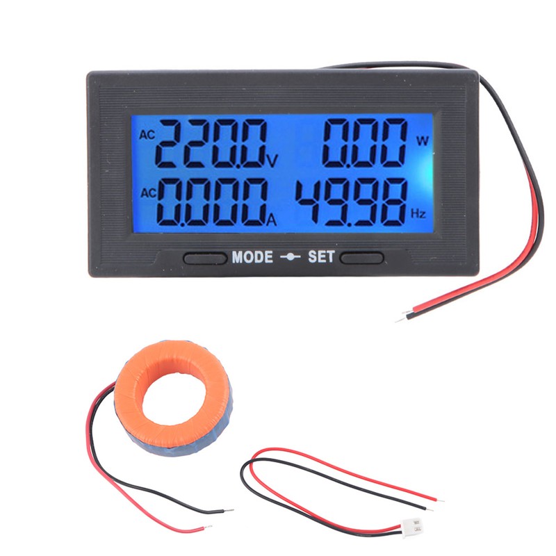 YB5142DM 0-500V Intelligent Digital LCD Display AC Voltage Current Tester