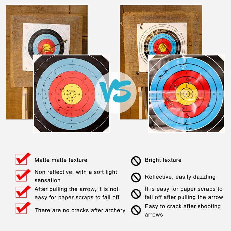 30 x Target Archery Target Face, Archery Target Paper, Row