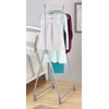 Whitmor Foldable Garment Rack - Rolling Clothes Rack - Adjustable
