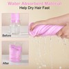 Basumee Microfiber Hair Towel Wrap for Kids 2 Pack Rapid