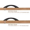 sourcing map Wood Pull Handles, 2pcs 192mm/3.78" Hole Distance Wooden