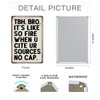 Funny English Classroom Decor Tin Sign - TBH BRO Cite