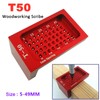 T Type Square Ruler, T-Type Woodworking Scriber Gauge, Aluminum Alloy
