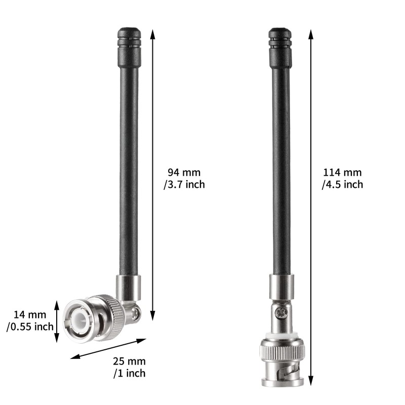 1/4 Wave Replacement Antenna for Shure SLX, BLX, U4S, U4D,