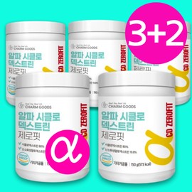 High-content Alpha CD efficacy Alpha CD powder, powder zero powder, 5 bottles of Alpha Cyclo / 고함량 알파CD 효능 알파시디 가루 분말 제로파우더 알파시클로 5병
