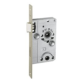 ABUS - Mortice Lock for WC Doors ES WC L S 55 78 24-61767, Silver