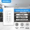 GREENBELL 8-Position Timer Switch, Countdown Timer and Receiver Kit, Remote