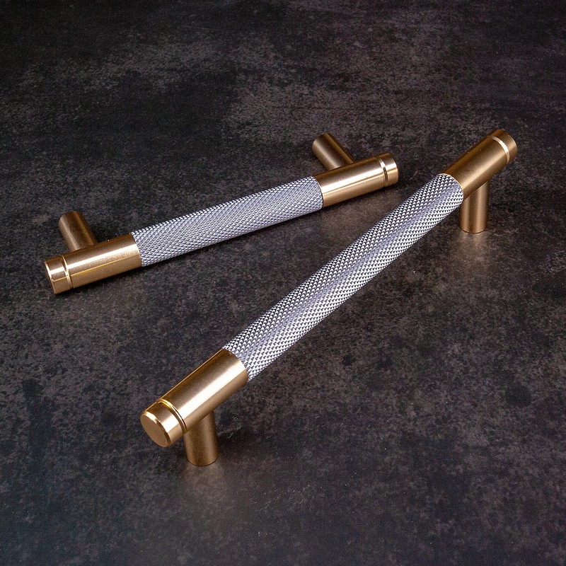 Guolich 2 Pcs Hole Centers 5.03”(128mm) Kitchen Drawer Handle Door