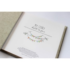 Beautiful Baby Memory Book Keepsake, Hugs and Kisses XO, Baby Boy, Fire Truck, Baby Journal and Photo Album