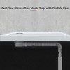 MUCOL 90 Degree Low Profile 1.5" Shower Drain Trap, 1.5"