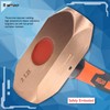 WEDO Copper Sledge Hammer 2lb, Club Hammer with Fiberglass Handle,