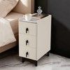 Homcosan Night Stand Small Size 9.84", Modern Minimalist Bedside Table