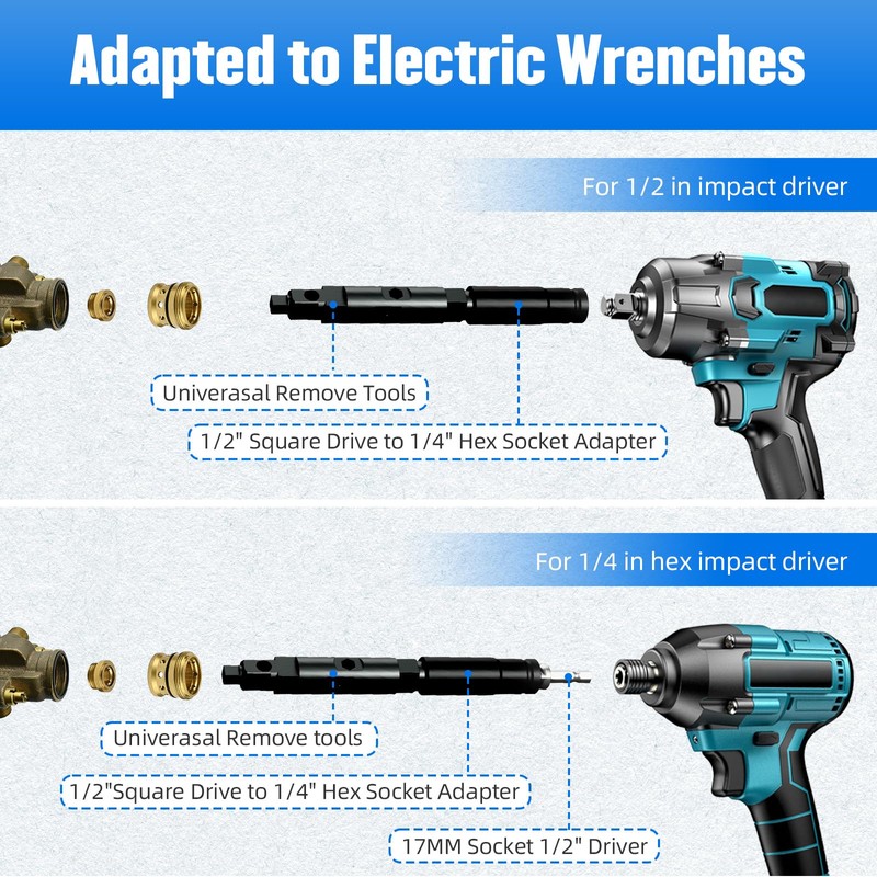 BUWTIQ Universal Seat Extractor Removal Tools for Symmons Temptrol Control