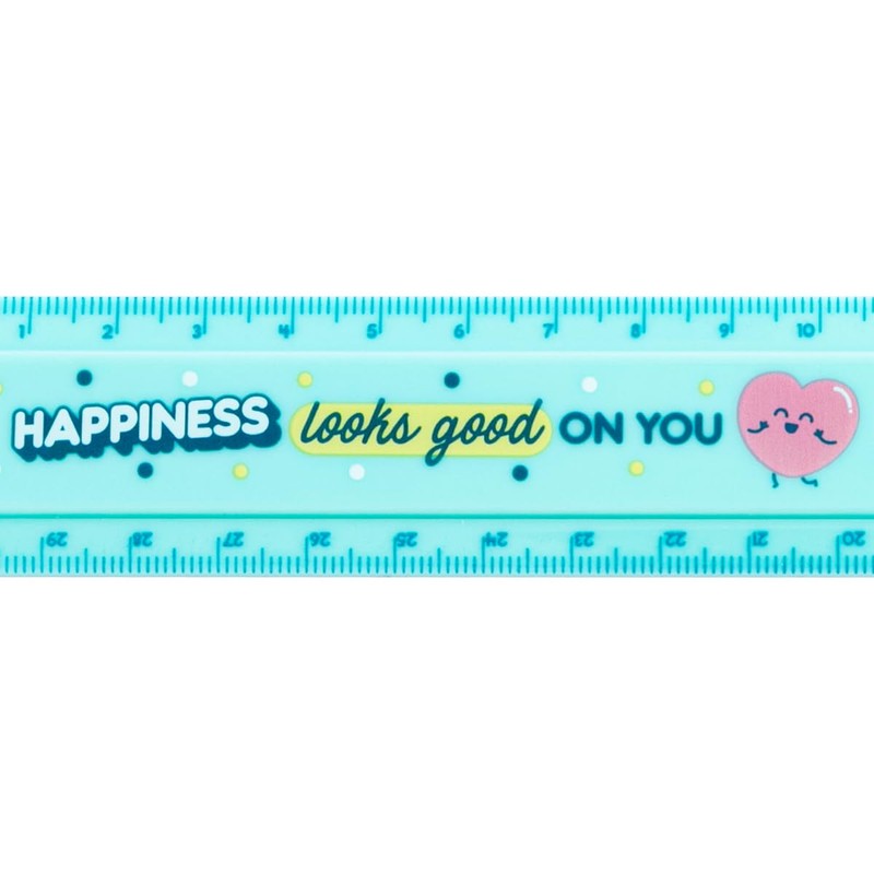 Mr.Wonderful Happiness Looks Good On You Folding Ruler
