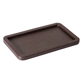 Tomoya Leather Check Tray (Brown) Calton Coin Tray Coin Tray