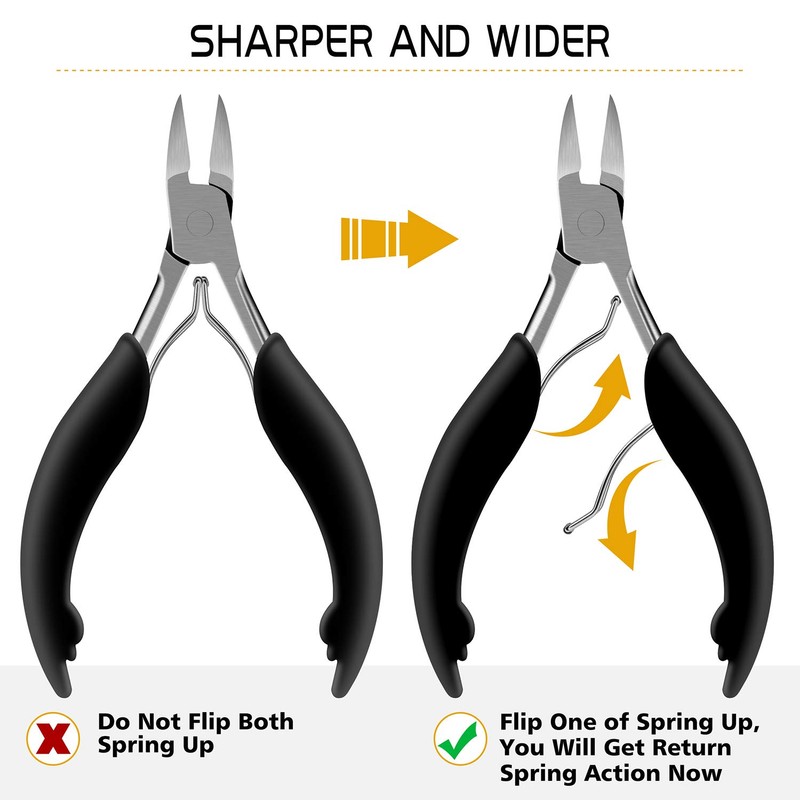 Toe Nail Clipper for Ingrown or Thick Nails- Toenails Trimmer