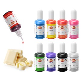 Futebo Oil Based Food Coloring, 15ml Large Capacity Food Coloring for Icing, Dye Col...