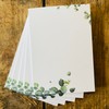 Notepads, DIN A6, eucalyptus motif, 25 sheets per pad (10)