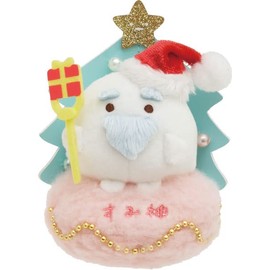 San-X Sumikko Gurashi MF66001 Sumikko Gurashi 10th Anniversary Christmas Tenori Plush Toy Sumigami