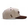 Classic Cowboy The Kittle Adjustable Snapback Hat White/Brown