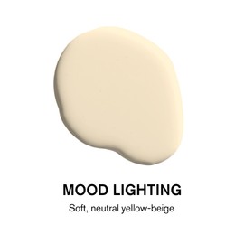 BACKDROP | Premium Interior Paint | Standard Semi Matte, Low Sheen Finish | Self-Priming, Low VOC, Green Wise Certified | MOOD LIGHTING – Soft, Neutral Yellow-Beige | 0.5 Gallon