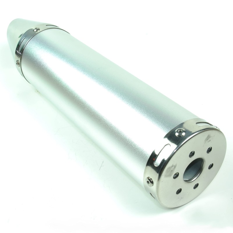 High Performance Chrome Exhaust Pipe Gy6-50 Qmb139 49cc Chinese Scooter
