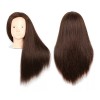 Leeven Maniqui Cabeza Cabello Sintético Negro 50 Cm Leeven