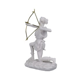 Artemis Diana Greek Roman Goddess Hunting Arch Statue Sculpture Cast Marble