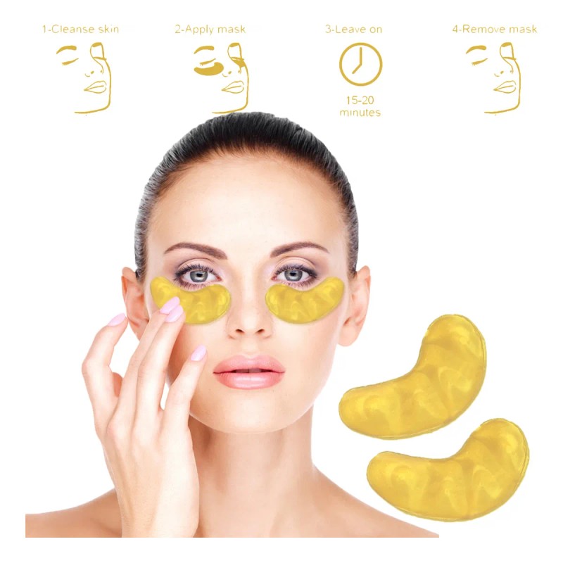 Mascarilla Parches Ojos Ojeras Colágeno