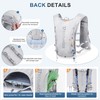 BECOJADDE Running Vest Women 5L Hydration Backpack Lightweight for Mens